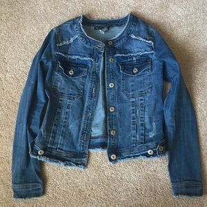 Distressed Denim Jacket